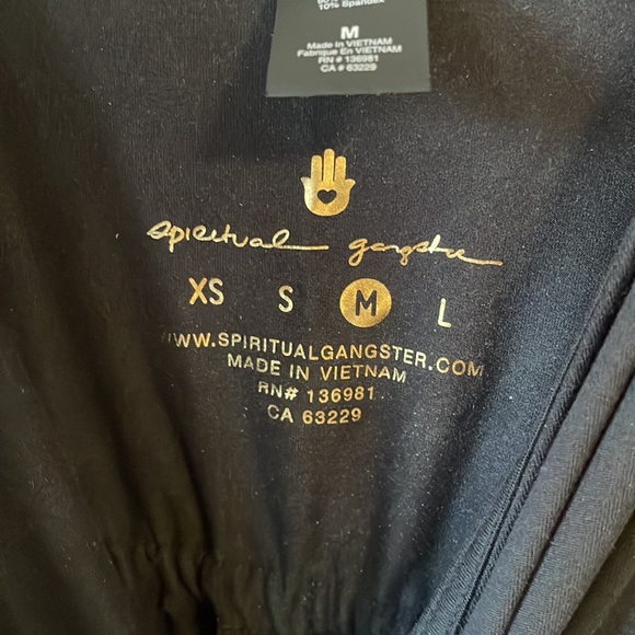 Spiritual Gangster stretchy Romper, medium - Picture 2 of 3